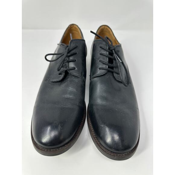 Clarks 1825 Plus* | New | Men’s 10.5 Black Leather Oxford Dress Shoes Derby - Picture 2 of 9